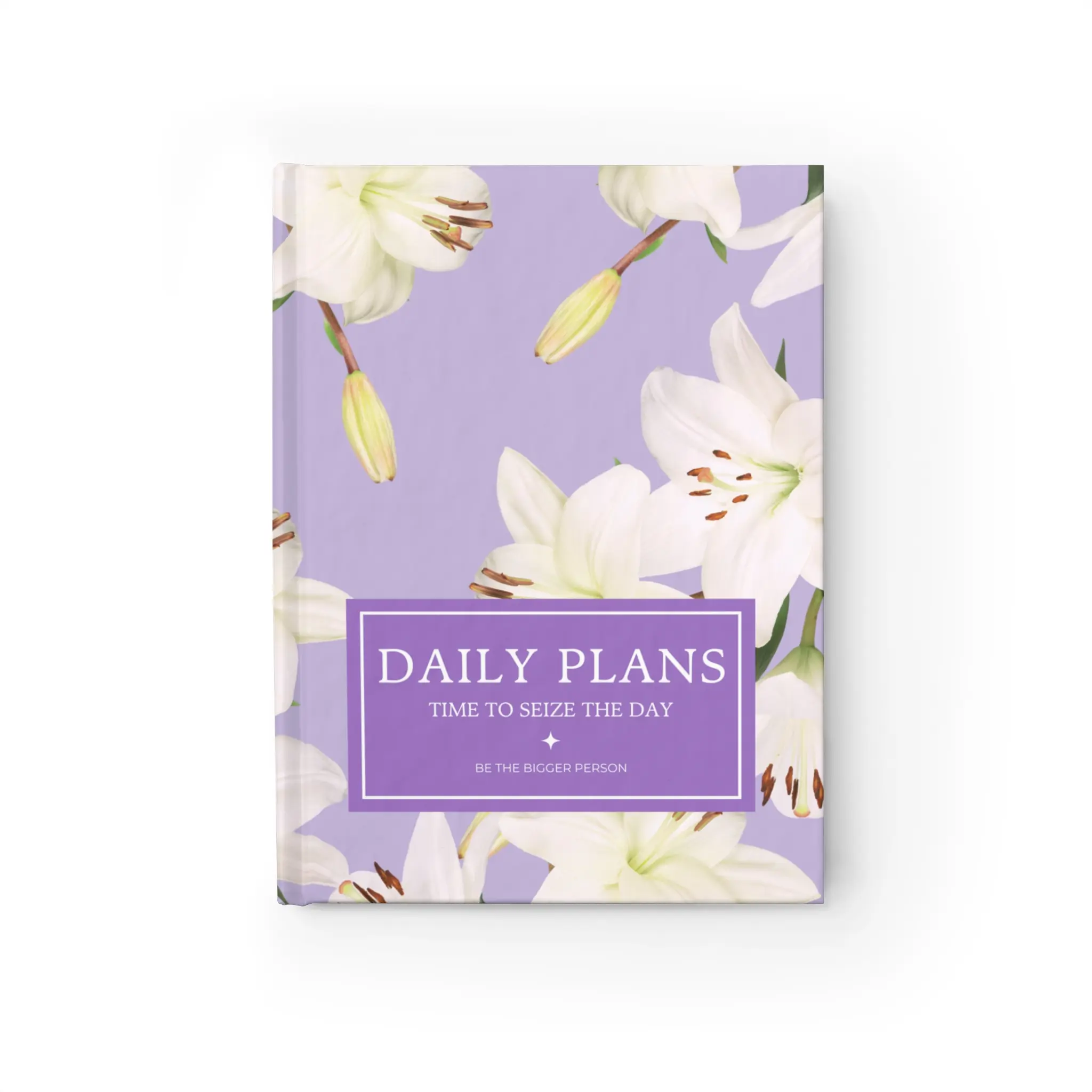 LILAC LILIES | Daily Plans Notebook