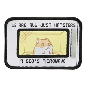 Funny Embroidered Patch Sticker, Humorous Iron-On Backing, Suitable for Clothes Jackets Hats Accessories, 1 Piece