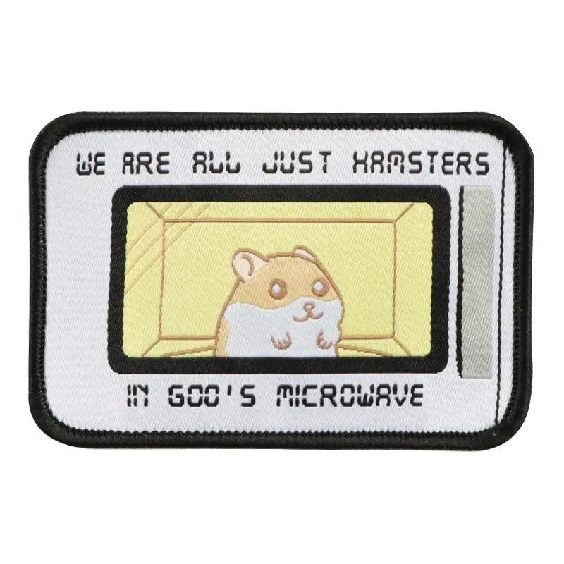 Funny Embroidered Patch Sticker, Humorous Iron-On Backing, Suitable for Clothes Jackets Hats Accessories, 1 Piece, Embroidery Patches