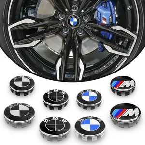 4Pcs 56mm 68mm Car Wheel Center Hub Caps Rims Cover Emblem Badge Logo For BMW M E36 E46 E90 E63 E64 E65 E39 E60 E91 E87 F21 F22 F23 G20 G30 G32 X5 X3 50th Anniversary Accessories