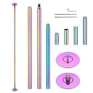 Yescom 11.5ft Spinning Pole Dancing Pole Home Exercise