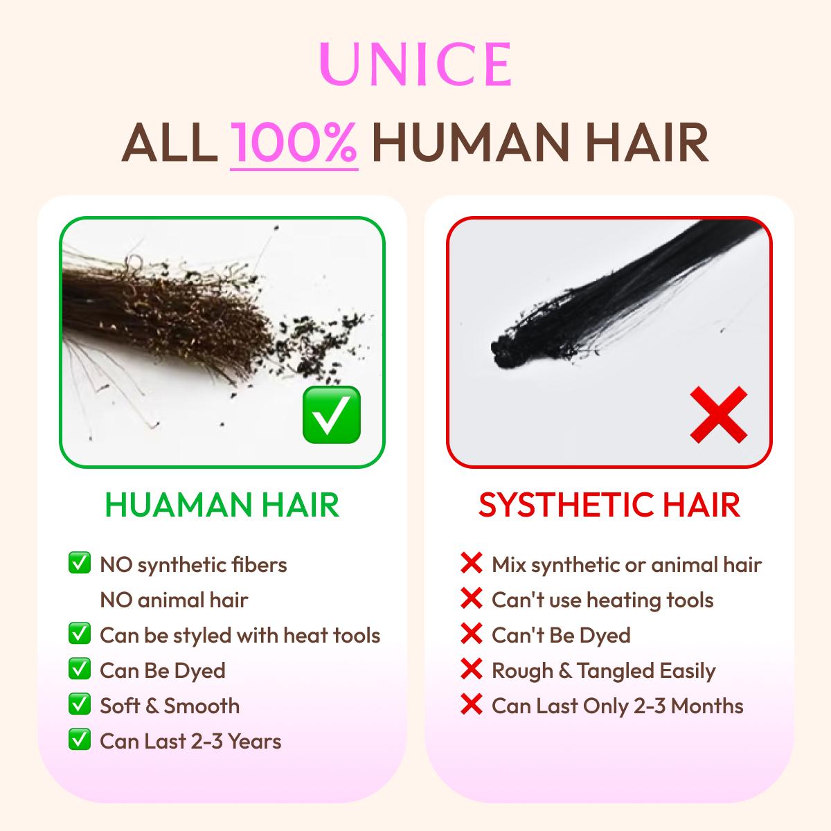 【NEW IN】UNice Pre-Everything Balayage Highlight Fluffy Loose Wave Curtain Bangs Wig   Glueless 13x4 Lace Frontal Human Hair Wigs with Upgraded Drawstring