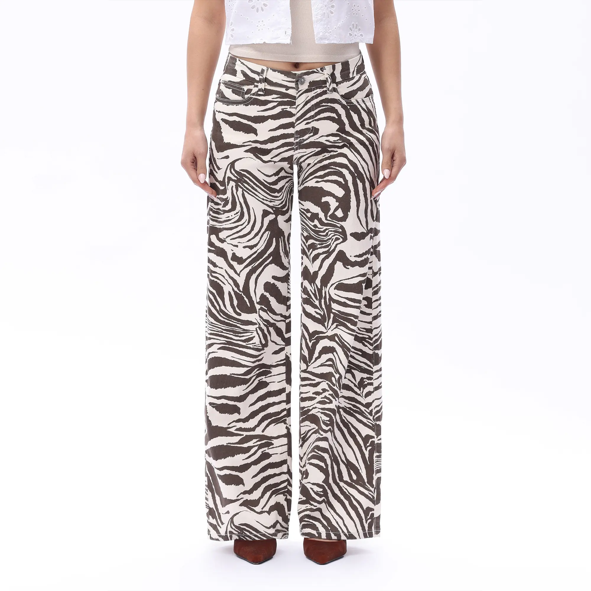 Zebra Print Pants