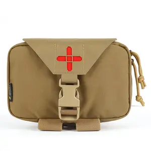 VOTAGOO IFAK Pouch, First Aid Pouch for Outdoor Emergency Survival, Rip Away Medical Molle Belt Pouch Handle Bag, Molle Attachments Trauma Bag