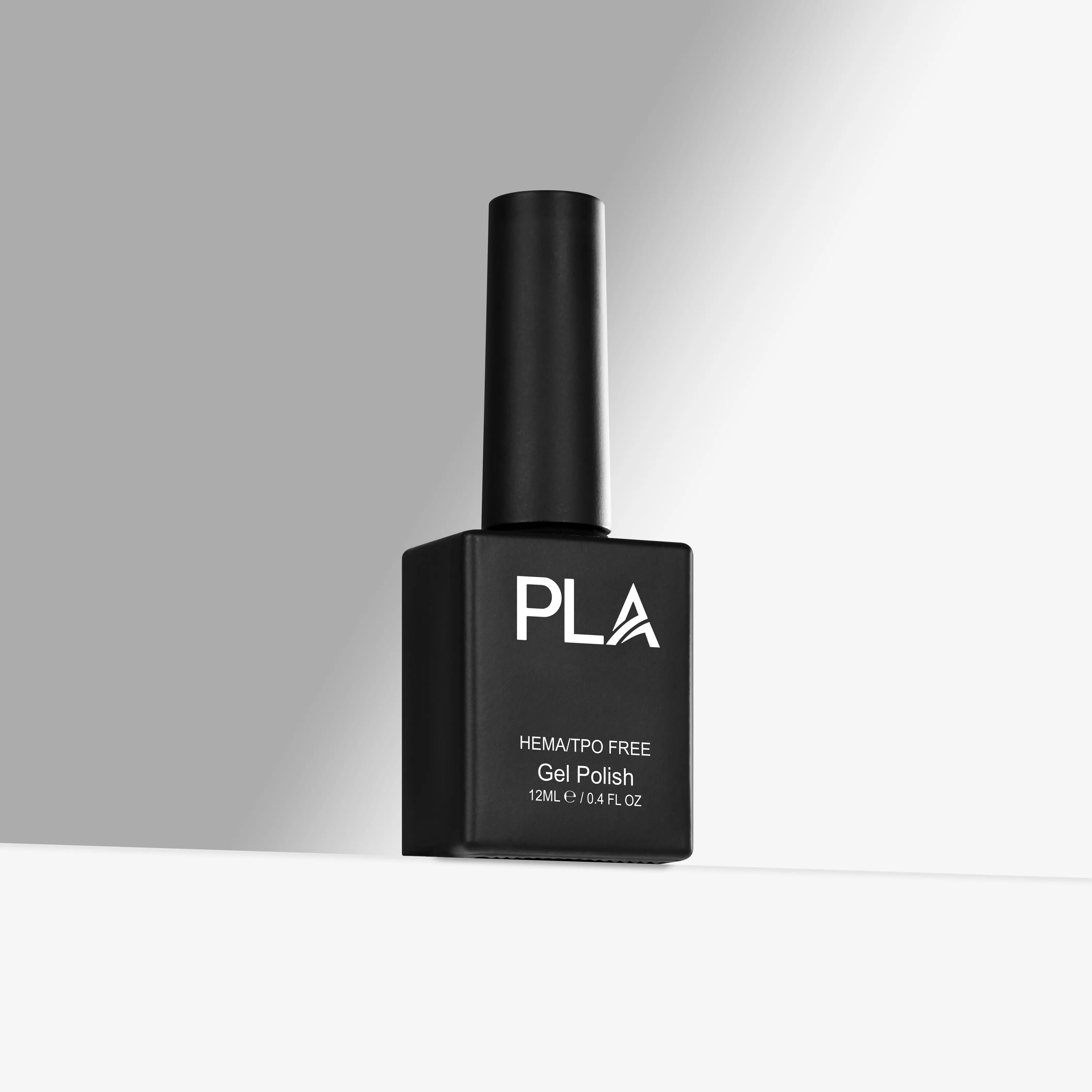 PLA Jet Black Gel Nail Polish | Quick Dry | UV Gel | HEMA-Free | TPO-Free | 12mL