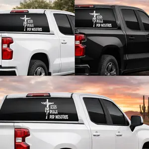 Jesus Pray for Us – Premium Oracal Vinyl Sticker – 8.5×8.5 in