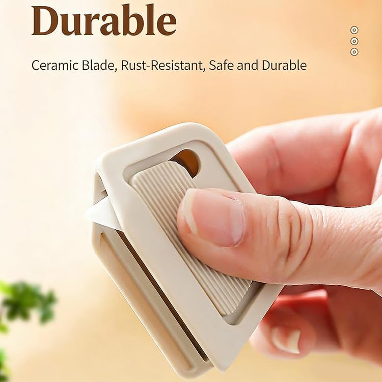 New Portable Magnetic Package Opener, Auto-Retractable Utility Knife with Safety Ceramic Blade & Right-Angle Groove for Cardboard & Crafts New Portable Magnetic Package Opener, Auto-Retractable Utility Knife with Safety Ceramic Blade & Right-Angle Groove for Cardboard & Crafts