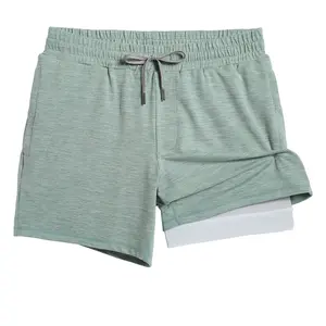 2 in 1 Stretch Short Lined Pickleball Workout Shorts