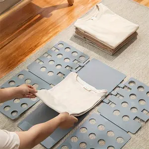 1pc Space-Saving Clothes Folding Board, Durable Plastic, Foldable for T-Shirts and More, Travel and Home Organization, Wall Mount Closet System, Portable Clothes Organizer