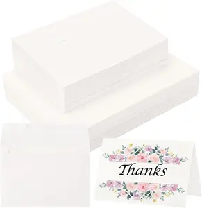 30 Sets Blank Watercolor Cards with Envelopes, 140Lb/300Gsm Cotton Watercolor Paper Cards, 4 X 6 in Foldable Watercolor Postcards with Envelopes for Greeting Cards Birthday Wedding Invitations ProSuites