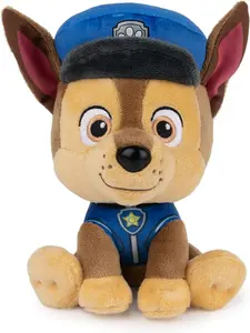 Official PAW Patrol Chase in Signature Police Officer Uniform Plush Toy, Stuffed Animal for Ages 1 and Up, 6