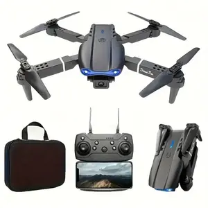 E99 Foldable Remote-Controlled Drone | Lightweight design, obstacle avoidance feature, includes carrying case, with altitude hold and one-touch takeoff/landing. The perfect gift for birthdays and Easter.