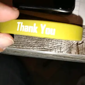 kennysbreaks silicone thank you bracelets