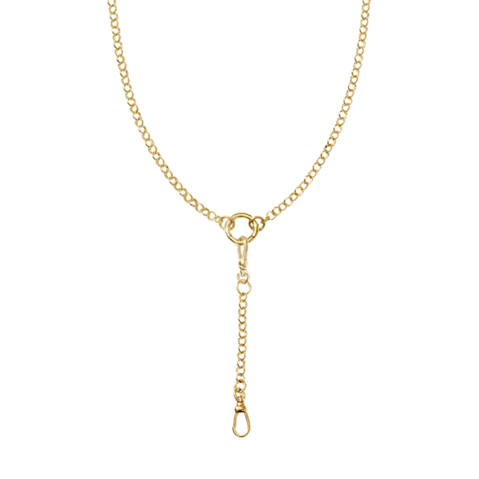 Convertible Rolo Lariat Charm Chain