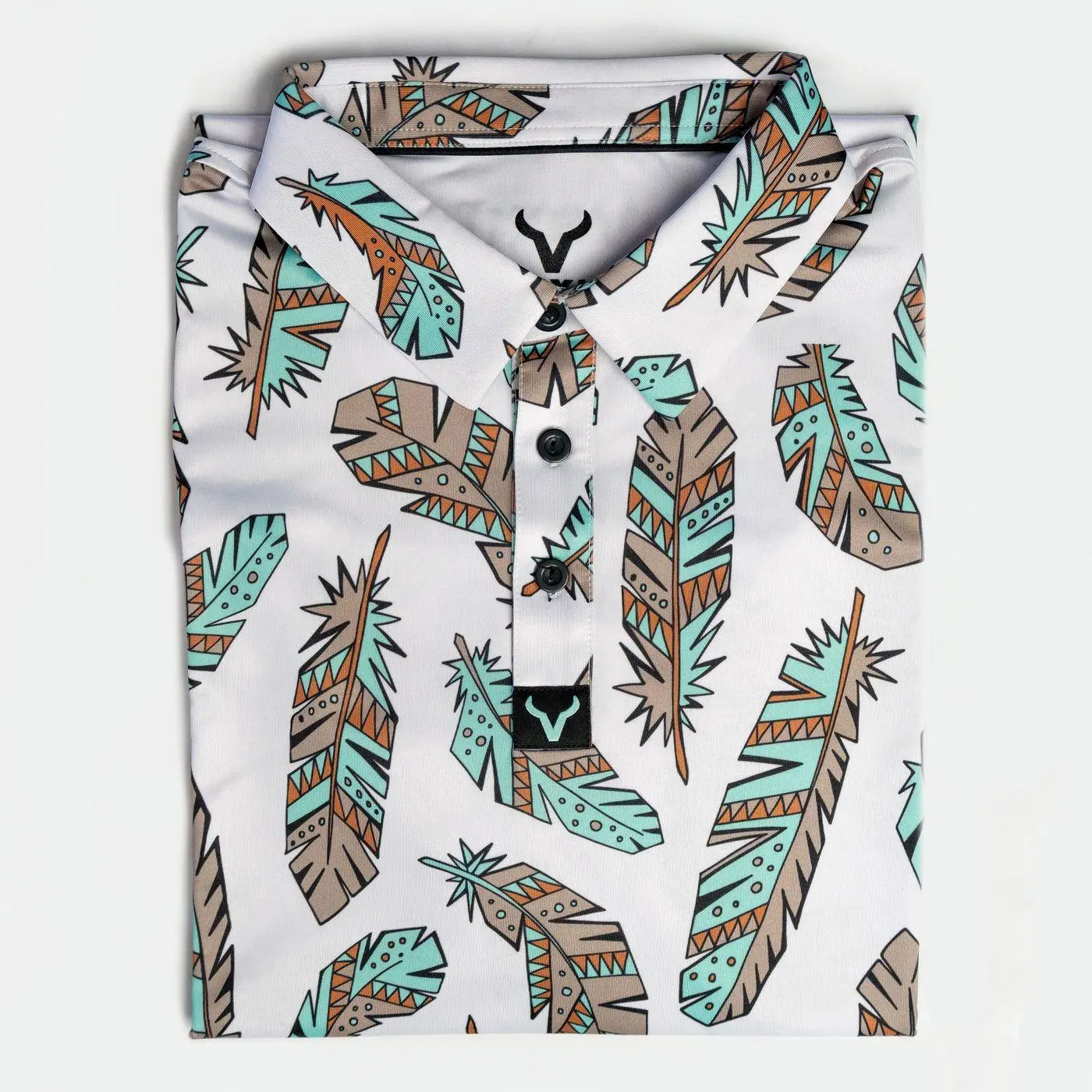 Vexil Brand - Polo - Feathers - White