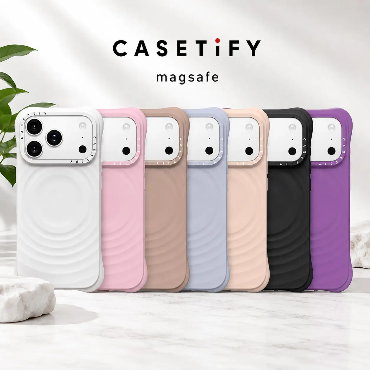 CASETiFY Ripple Protective Case for iPhone, MagSafe Compatible Shockproof Phone Cover for iPhone 11, 12, 13, 14, 15, 16 & 17 Series