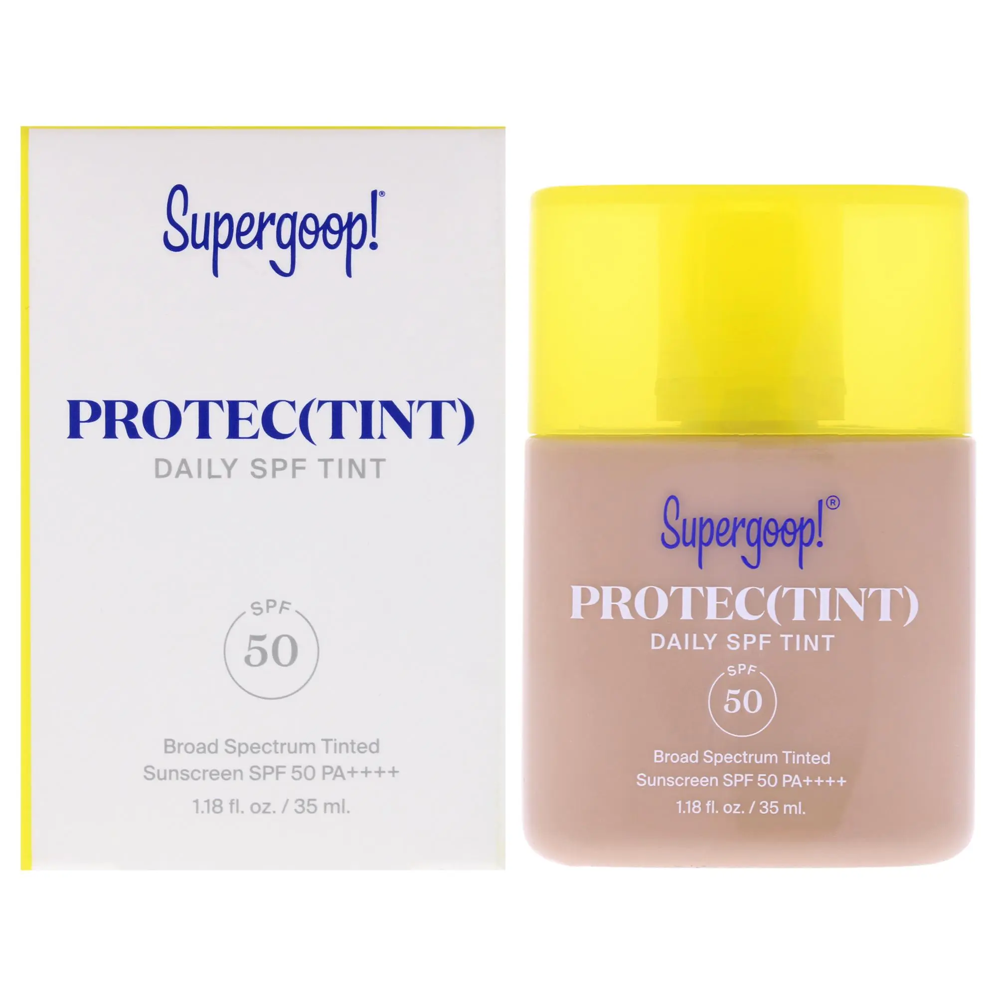 Protect Tint SPF 50 PA Plus - 26W Light-Medium Olive by Supergoop for Women - 1.18 oz Makeup