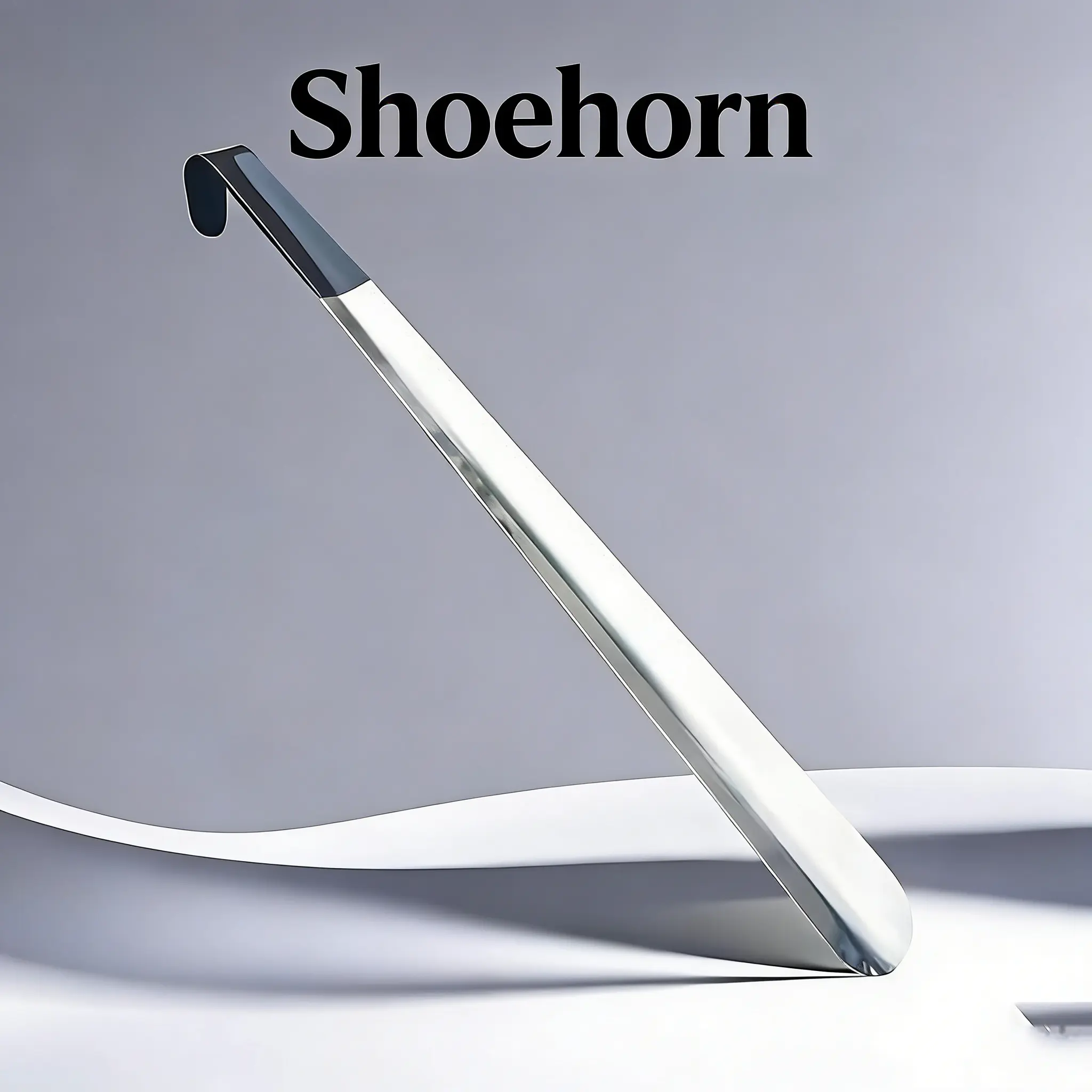 Shoehorn Spoon Premium Stainless Steel Shoe Horn Long 16.5 Inch for Seniors Pregnant Women Men Kids or Adults Metal Shoe Helper