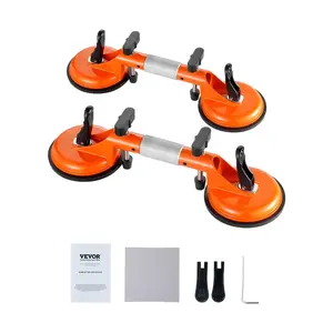 fathersdaygift  VEVOR Seamless Seam Setter, 2 Packs Granite Seam Setter with 5 in Vacuum Suction Cups, Seam Joiner for Seam Joining Leveling, 180 Adjustable, Countertop Installation Tool for Tile Stone Marble Slab
