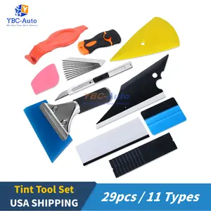 29-PCS Professional Window Tint Kit Vinyl Wrap Tool Set for Car Home Tinting PPF
