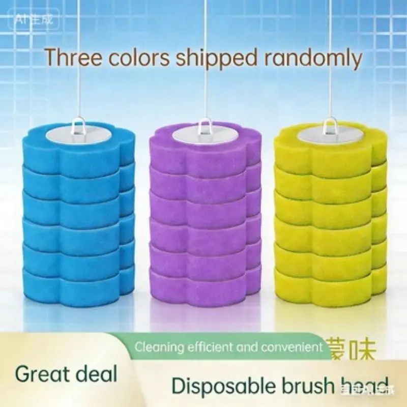 ramdom color 24PCS Refills(No toilet brush)