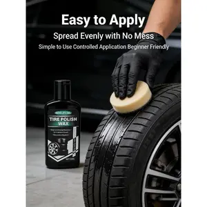 SummerVibes 1 bottle (100g) of automotive tire coating paste can restore the original black color of tire rubber, SummerVibes repair automotive plastic parts, and can also be used to repair vehicle interiors.