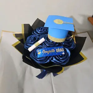 Congrats Graduated Gift. handmade Eternal Roses. Congrats Graduated Gift. handmade Eternal Roses.