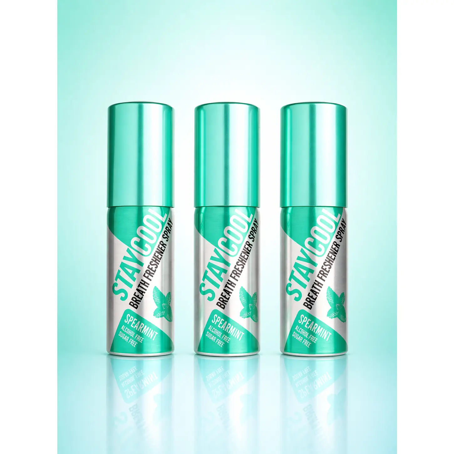 Spearmint Breath Freshener Spray, 3-Pack