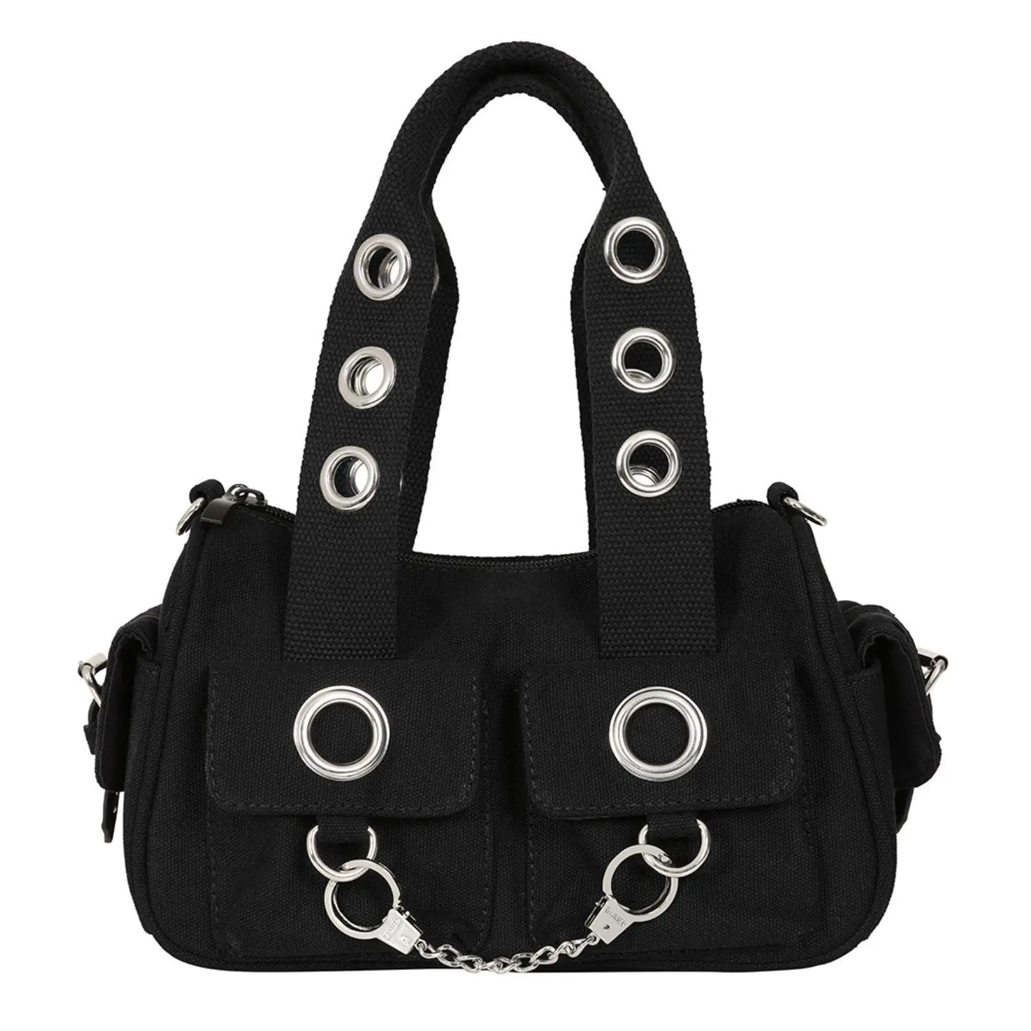 Mini Canvas Handcuff Bag