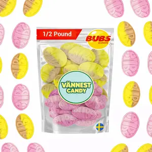 Bubs Strawberry Pomegranate & Banana Caramel 1/2 lb Mix Sweet Snack BonBon Delightful Flavor Blend