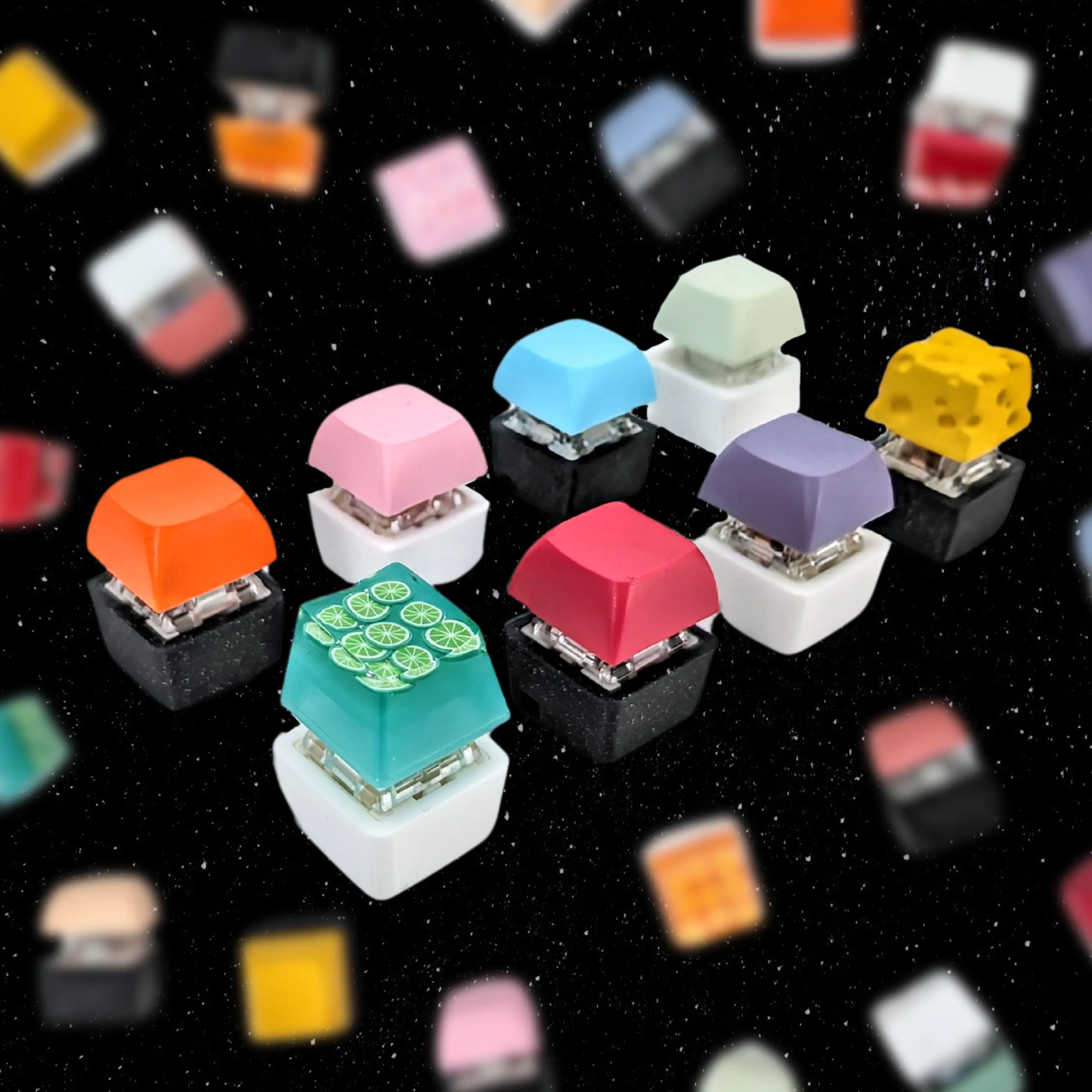 Single Keyboard Fidget Clicker | Key Cap Clicky Fidget | Desk Accessory