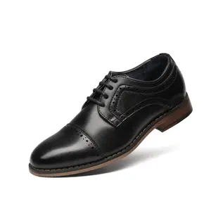 BRUNO MARC Boys' Dress Shoes with Non-Slip Outsole