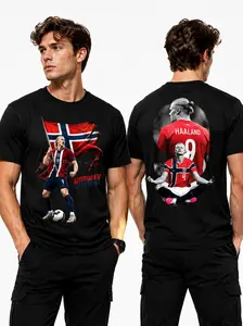 Comfort Colors Litmited Haaland Retro 90s Shirt, Norway Sport Graphic Tee, Haaland Vintage Shirt, NOR Sport Fan Shirt，victory shirt,Retro Bootleg Oversized Unisex Shirt, Soccer Gift,Erlingg Haalandd Shirt Vintage Graphic Tee, Norway Soccer Shirt