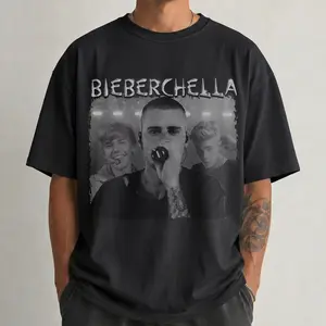Fan Pop Portrait Graphic Shirt, Vintage Concert Style Tee, Retro Music Aesthetic Comfort Colors Shirt, Oversized Streetwear Unisex T-Shirt