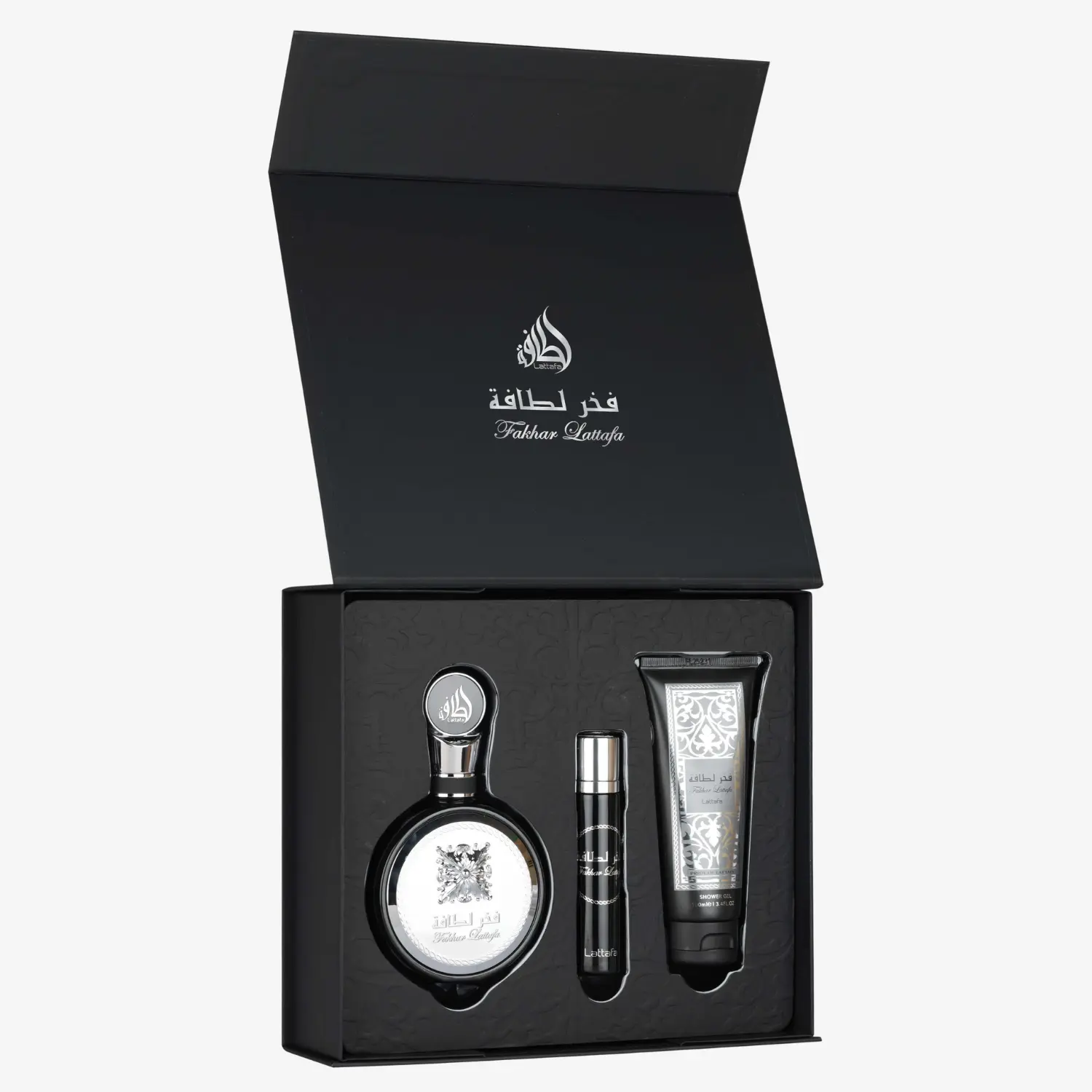 Lattafa Fakhar 3 pcs Giftset EDP 100ml + 20ml EDP + Body Shower 100ml