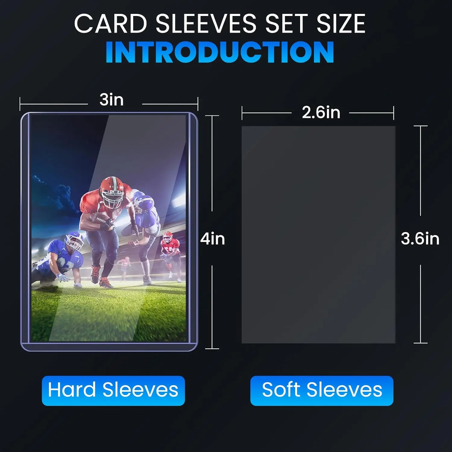 football card plastic sleeves Amazon.com: 500 Counts Card Sleeves for Trading Cards, Soft Penny Card  Sleeves Clear Plastic Card Protectors Fit for Baseball Card, Sports Cards,  MTG Game Card Standard Cards : Toys & Games main image 1