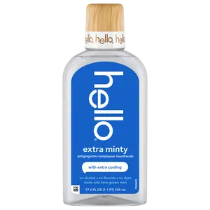 hello extra minty alcohol free mouthwash