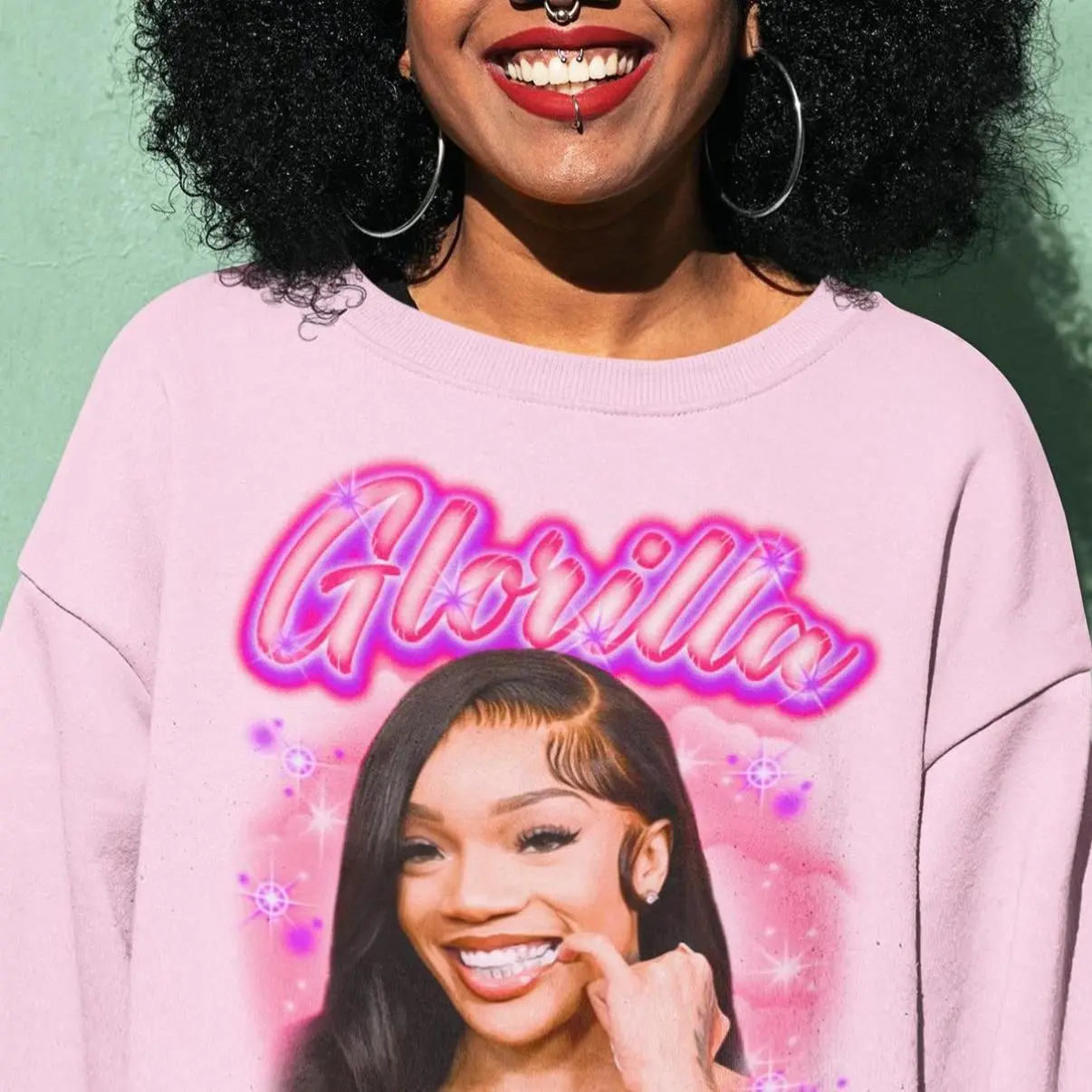 Glorilla Shirt, Music Lover Gift, Concert Merch, Unisex Sweatshirt, Rap Music Clothing, Gift for Her, Black Girl Magic, Trendy