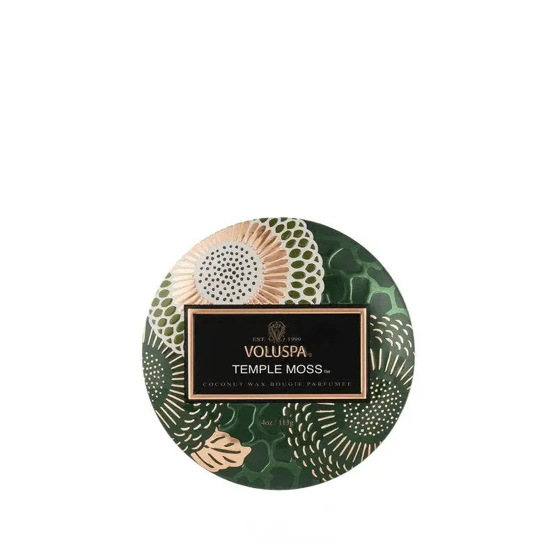Temple Moss - Mini Tin Candle