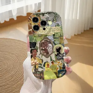 The Princess and the Frog Cartoon Cute Anime Fashion For iPhone Case, Shockproof with Lens Protection, TPU, Compatible for iPhone 17 Air 16 15 14 13 12 11 Pro Max Plus  Cartoon Cute Design, Officially