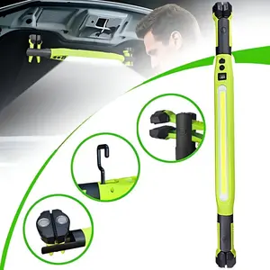 Magnetic Hanging Work Light, COB Hook Strip Lamp, Rotatable Long Strip Work Light, Rechargeable Portable Lighting Tool, High-Power Car Repair Light, Usb Work Light