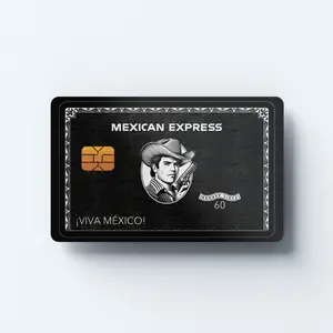 Mexican Express Black Chalino Vinyl Credit Card Sticker by CC Wraps
