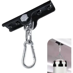 Heavy Bag Hanger - Heavy Duty Punching Bag Mount Hanger Bracket,360? Rotation Wall Ceiling Mount  Beam Hook for Boxing Muay Thai ,Aerial Yoga Swing & Hammock