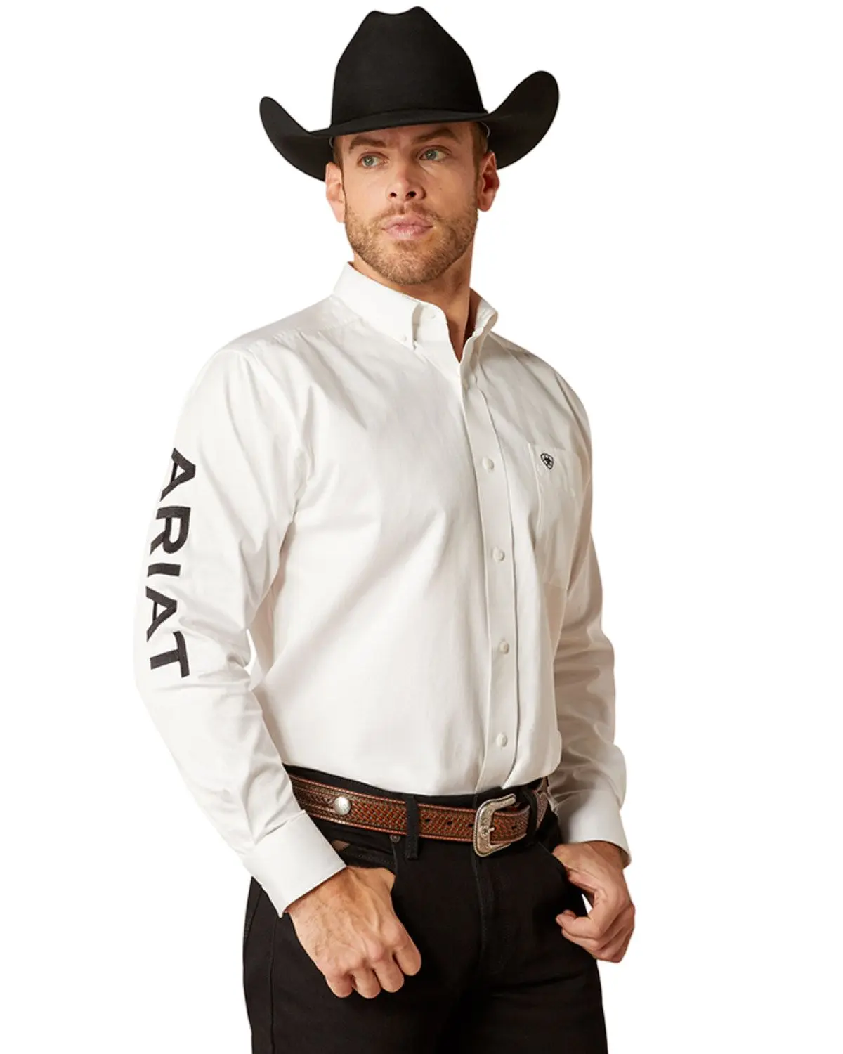 Ariat Men's Men'S Team Logo Twill Long Sleeve Button-Down Western Shirt - 10046825