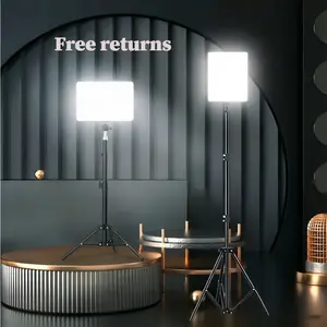 10" LED Selfie Light Kit 2 Pack with 43" Adjustable Tripod Stands, Dimmable Three Color Modes for Video Recording, Live Streaming, Makeup Tutorials, Content Creation, Product Photography and Home Workspace #Summer Wins#Fathersdaygift
