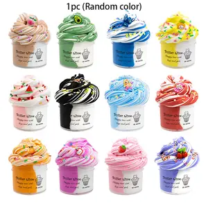 70ML Fruit Slime Kit Butter Mud Set, DIY Stress Relief Toy, Cotton Mud, Perfect for Kids & Adults, Fun Activity Gift Idea
