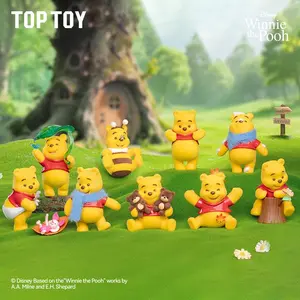 【BOGO】【TOPTOY】 Winnie the Pooh Happy Time Series Figures Blind Box -Perfect Thanksgiving Gift, Unique HolidayHome & Office Decorationst