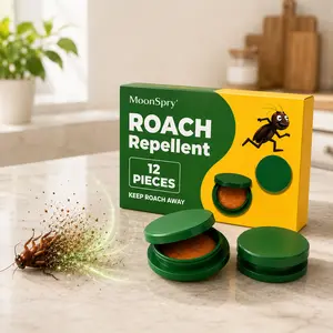 MoonSpry Roach Repellent, Domestic Dormitory Kitchen Powerful Cleaning Cockroach Exterminator Cockroach Gel Bait Pest Control Kit Rodent Repellent Pouches for Indoor & Outdoor Multi-Surface Microfiber Floor Mop indoor infestation