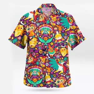 2026 Hot Hawaiian Sets PKM [FREESHIP] Fresh Summer – Youthful – Bold with the PKM Dia de los Muertos Hawaiian Shirt – Sugar Skull Tropical Style