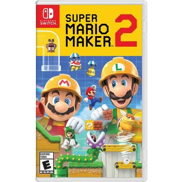 Nintendo Super Mario Maker 2 Video Game for Nintendo Switch - Action, Adventure Title for Everyone, New Tools, Course Parts, and Features, Launches Exclusively on Switch